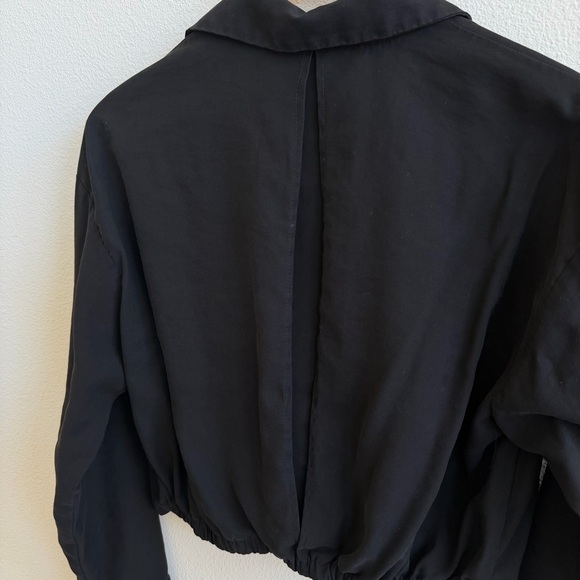 Zara Women's Black Cropped Jacket - Picture 7 of 8